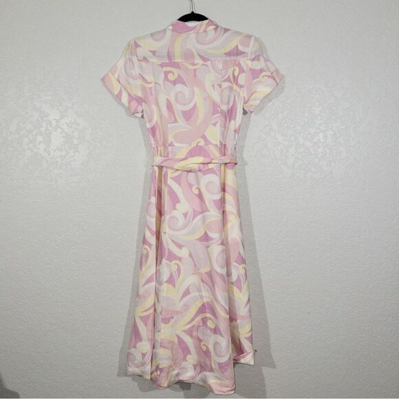 NWT Hill House The Lilly Dress Candy Kaleidoscope Print Midi Dress Size XXS - Picture 10 of 10